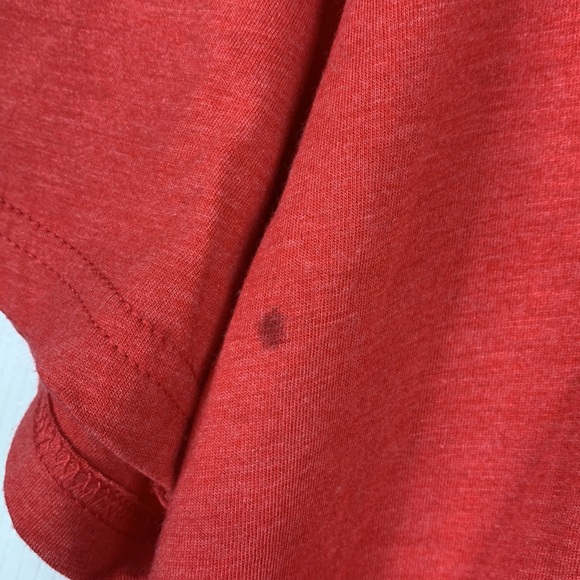 Next Level America heather red short sleeved tee shirt size large. Wood Motor - Picture 4 of 6